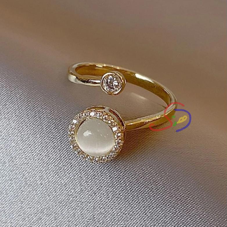 Rotatable Opal Ring