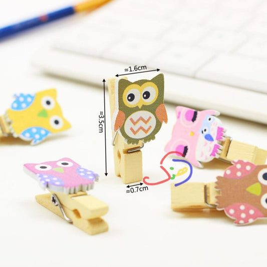 Funky Owl Mini Clips