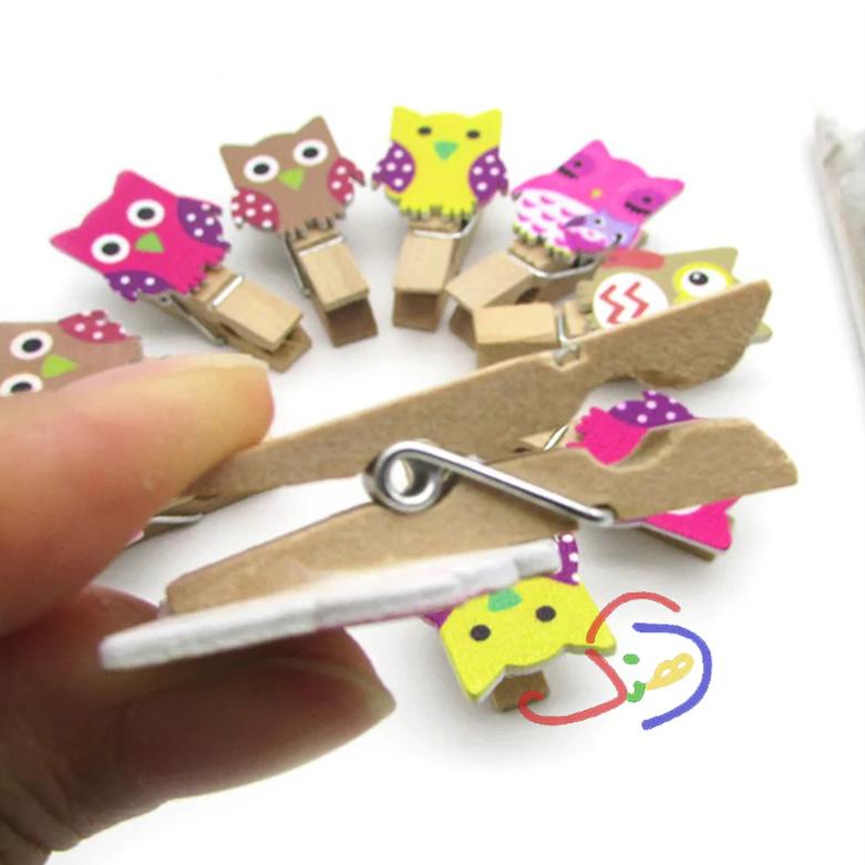 Funky Owl Mini Clips