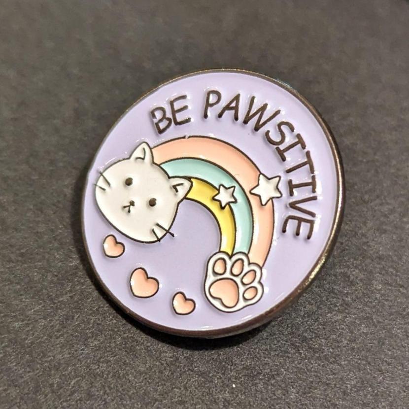 Be Pawsitive Brooch Pin