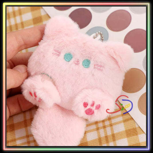 Plush Cat Keychain