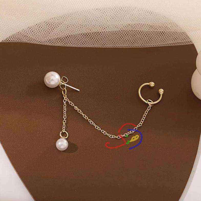 Pearl Chain Earcuff