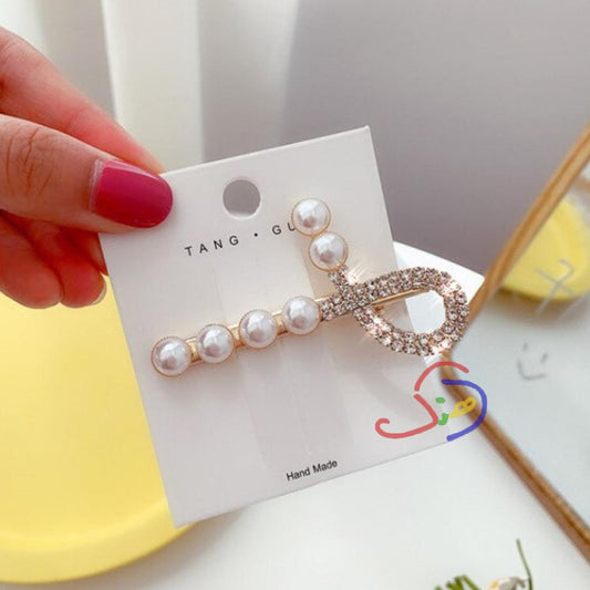 Alpha Pearly Hair Clip