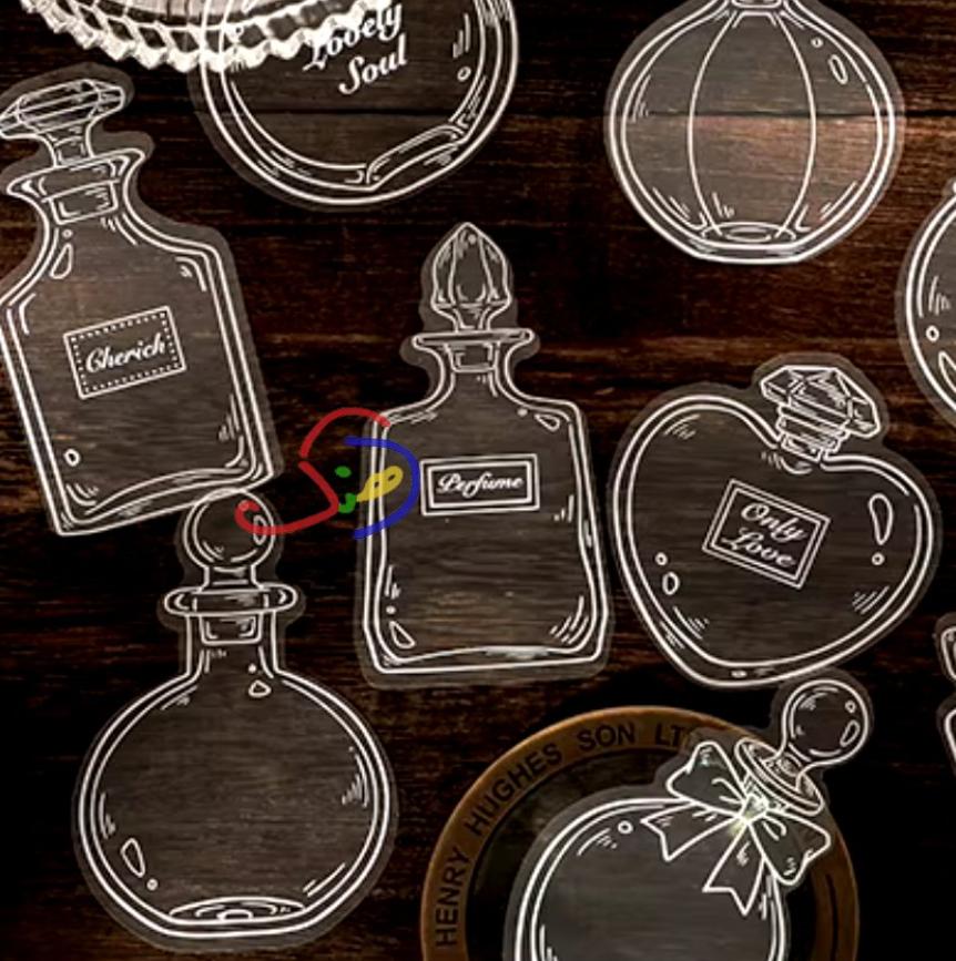 Glassware Transparent Stickers