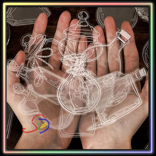 Glassware Transparent Stickers