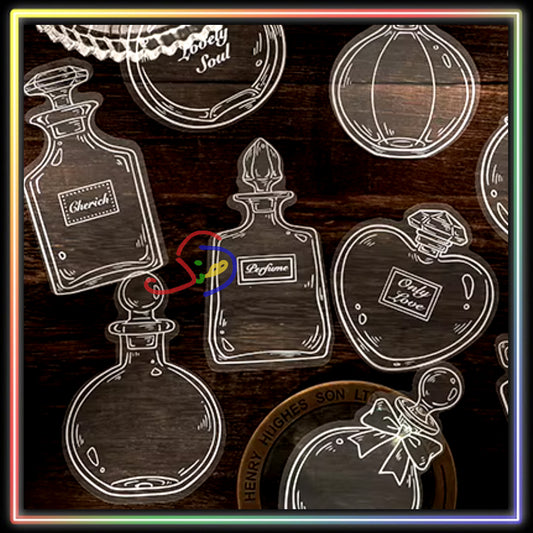 Glassware Transparent Stickers