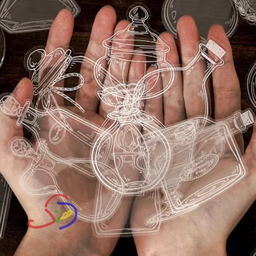 Glassware Transparent Stickers