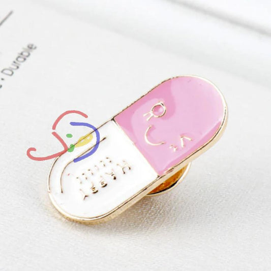 Happy Pill Brooch