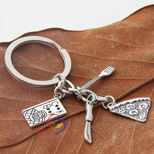 Pizza Keychain