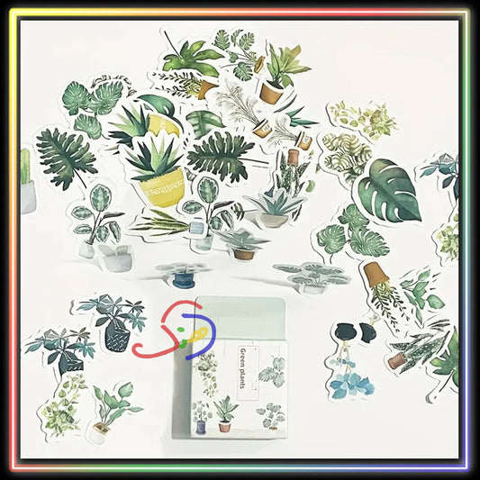 Green Plants Stickers