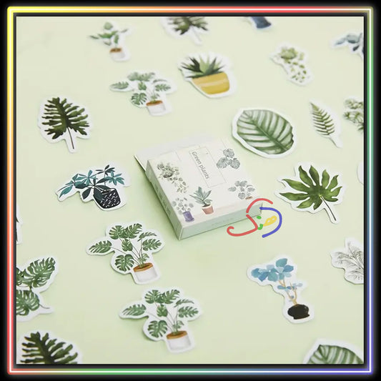 Green Plants Stickers