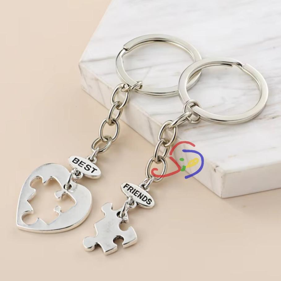 Best Friend Puzzle Keychain
