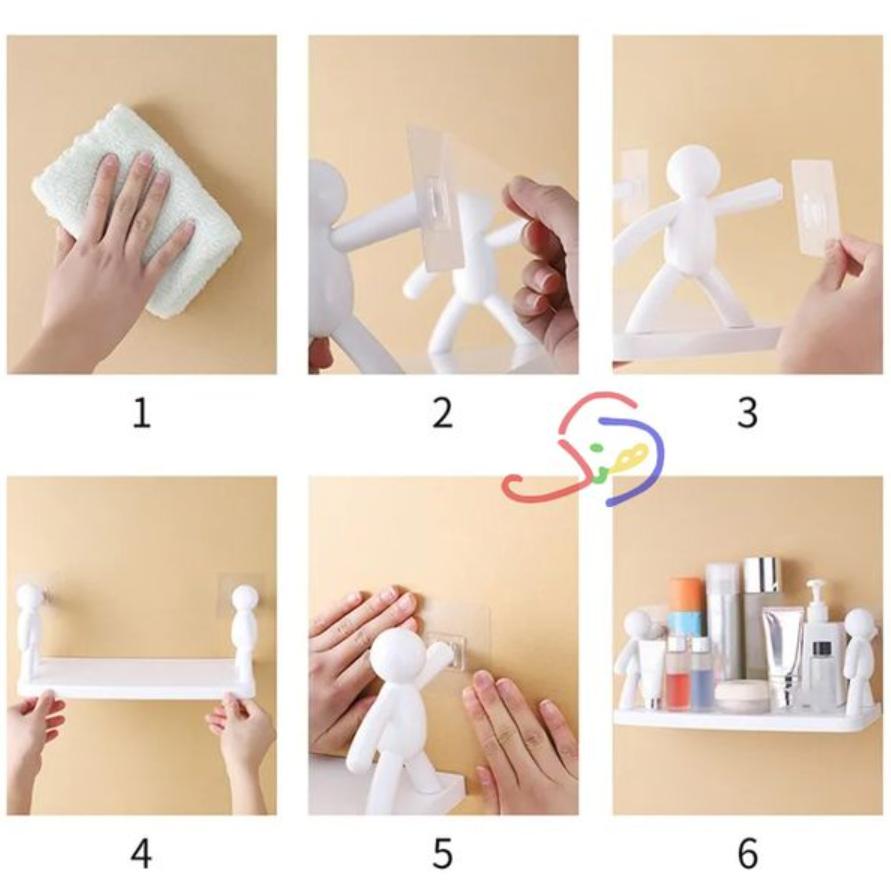 Creative Bathroom Rack