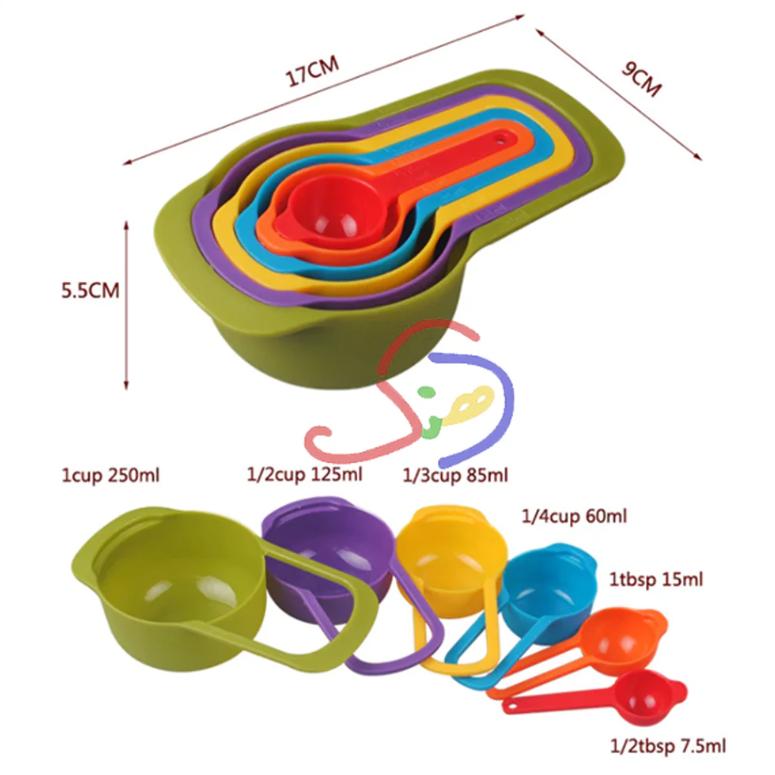 Rainbow Measuring Cups