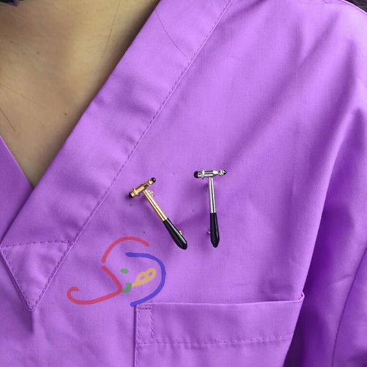 Reflex Hammer Brooch (Medical)