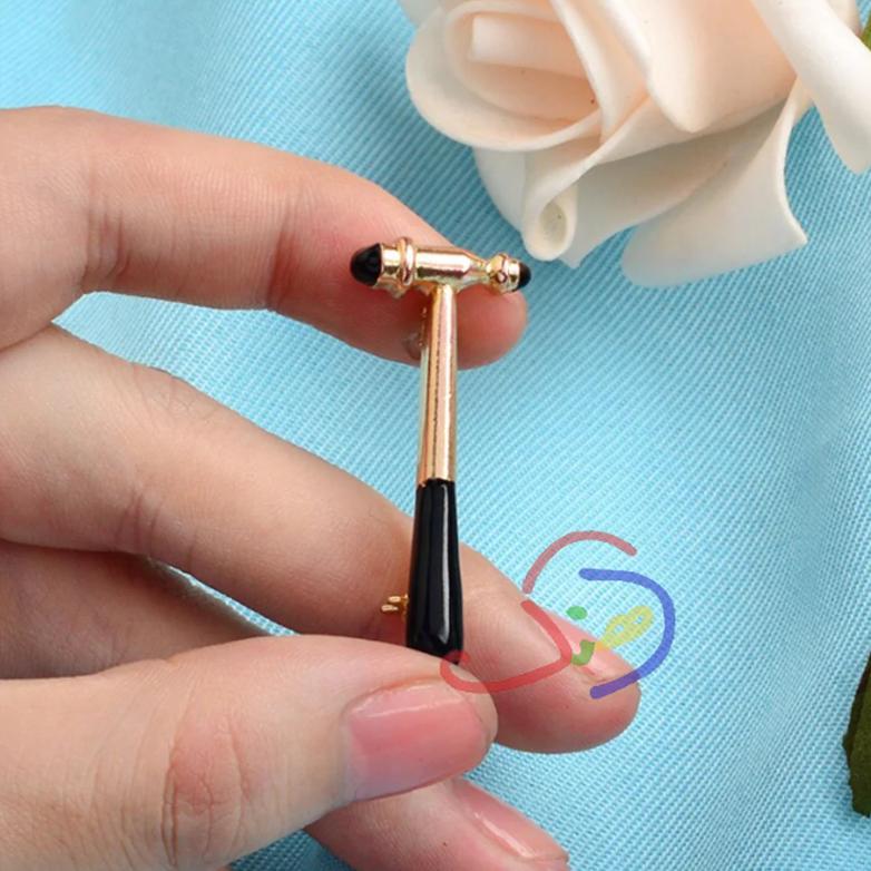 Reflex Hammer Brooch (Medical)