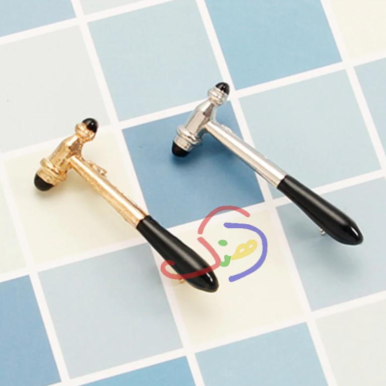 Reflex Hammer Brooch (Medical)