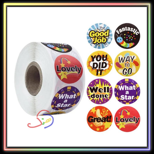 Well Done Reward Stickers