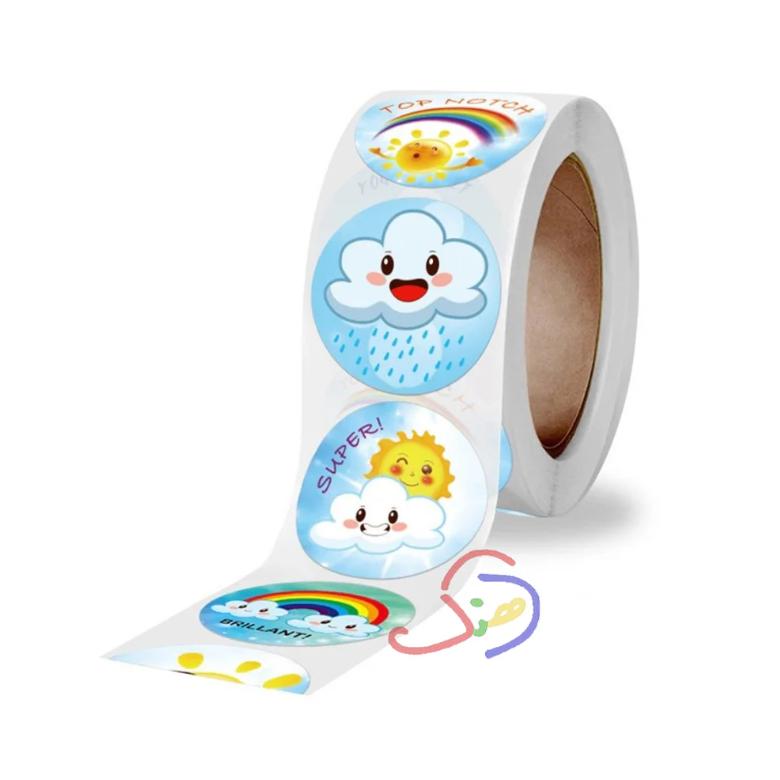 Cloud Reward Stickers