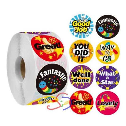 Well Done Reward Stickers