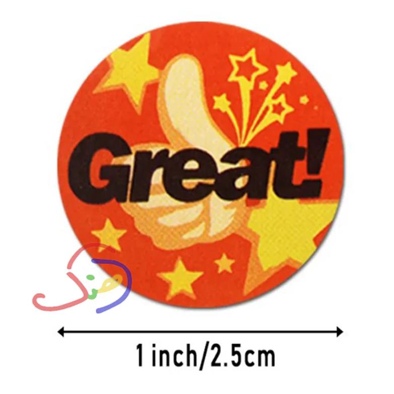 Well Done Reward Stickers
