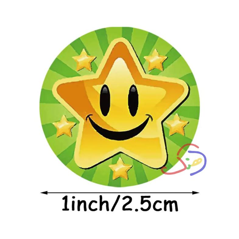 Happy Stars Reward Stickers