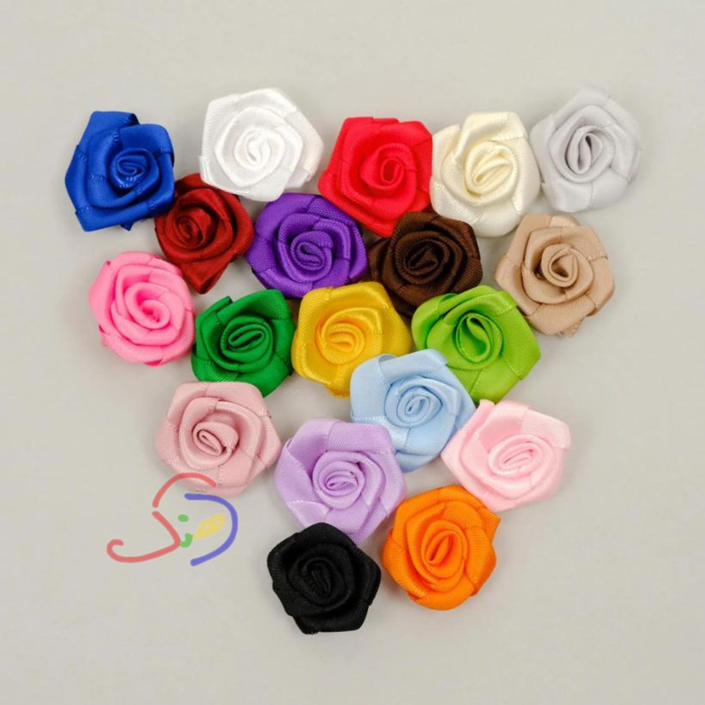 Satin Ribbon Roses