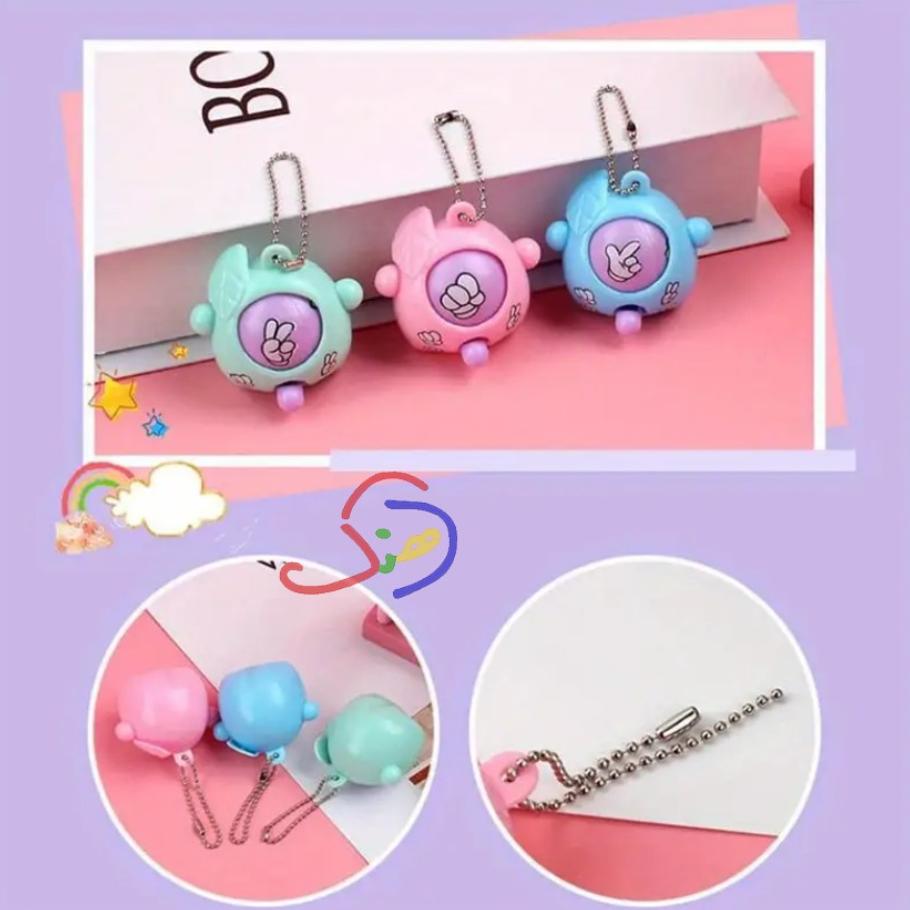 Rock, Paper, Scissors Toy + Keychain