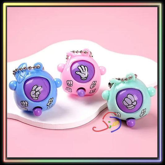 Rock, Paper, Scissors Toy + Keychain