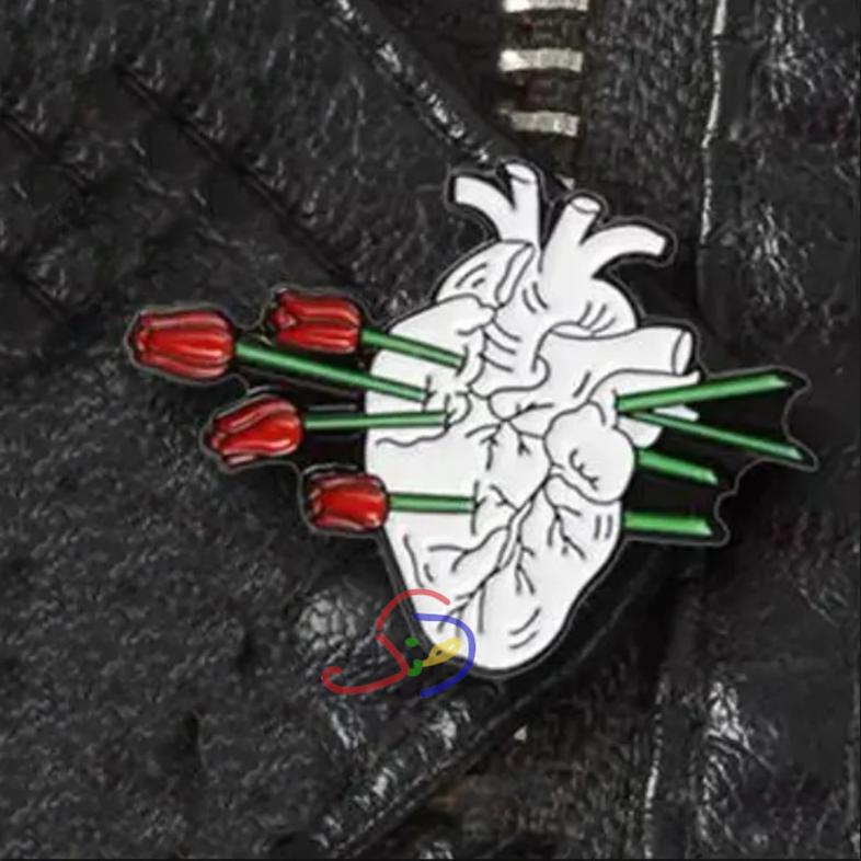 Roses Embedded Heart
