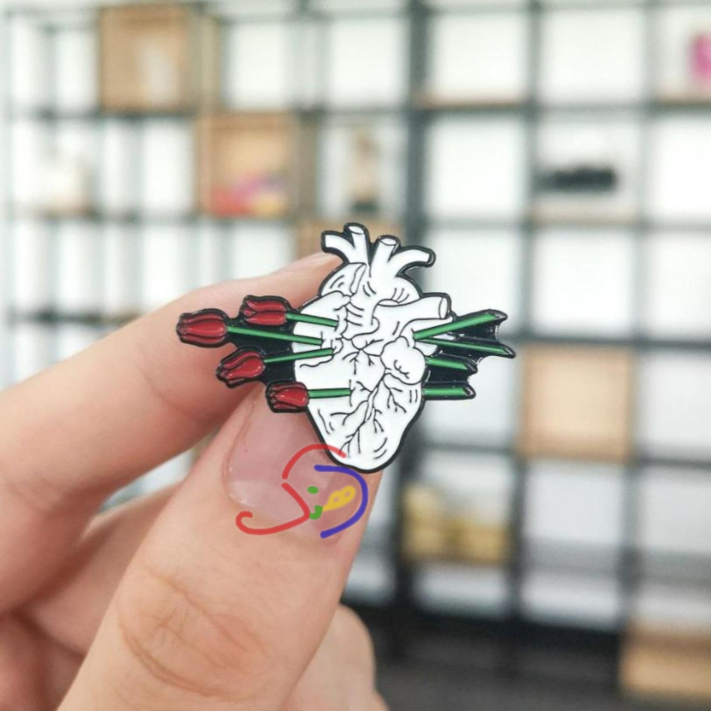 Roses Embedded Heart