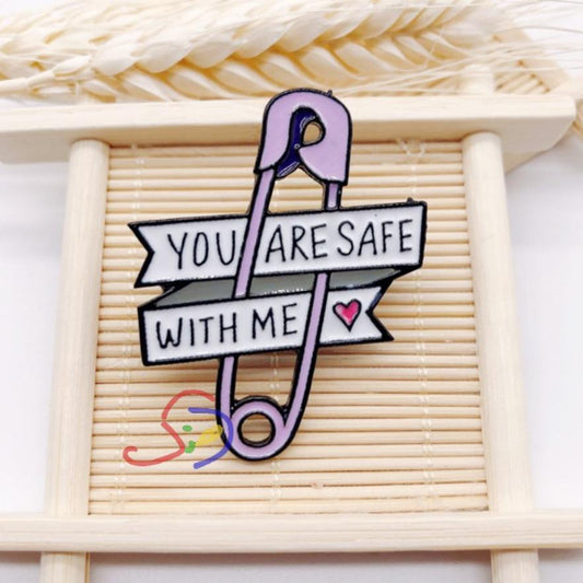 You are Safe Pin