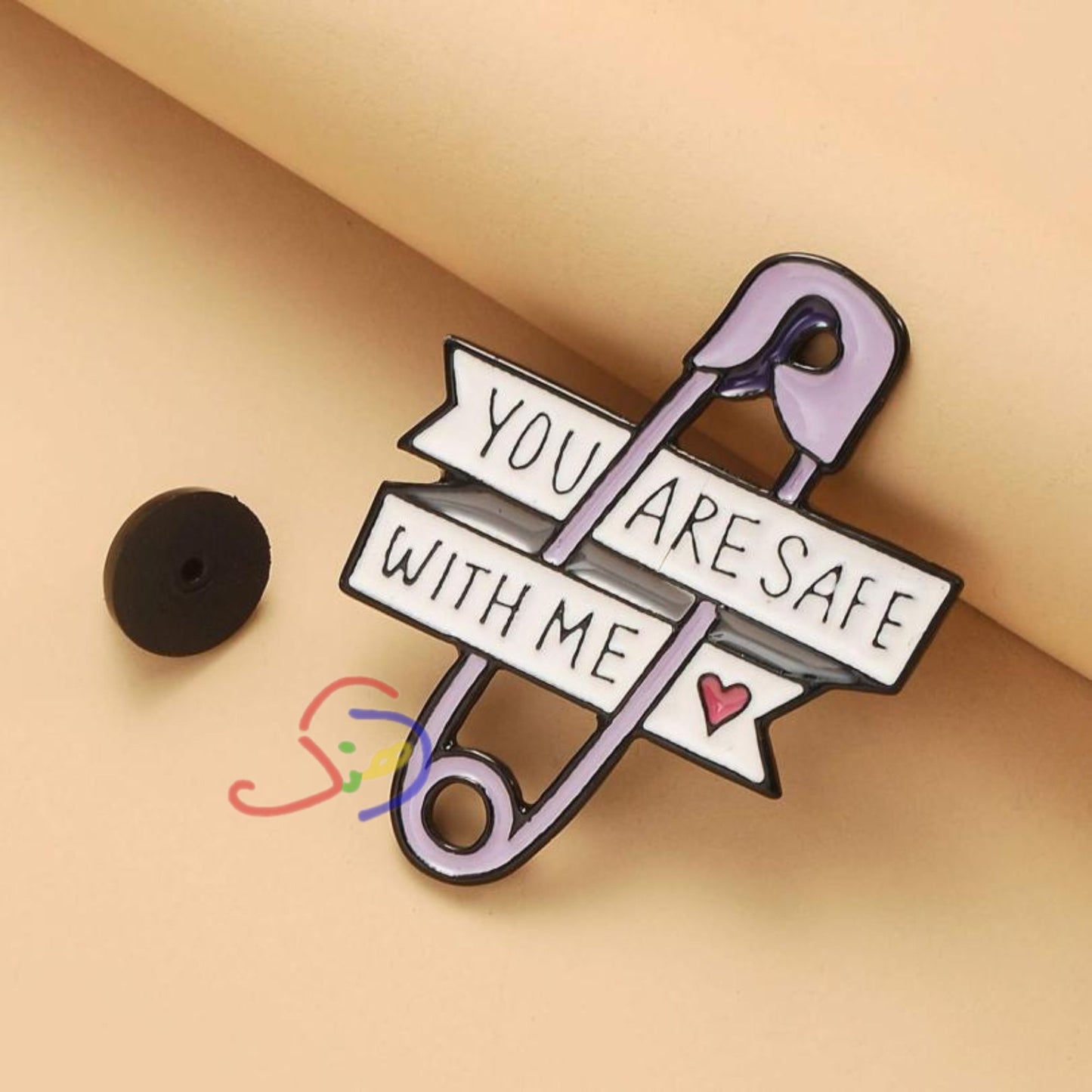 You are Safe Pin