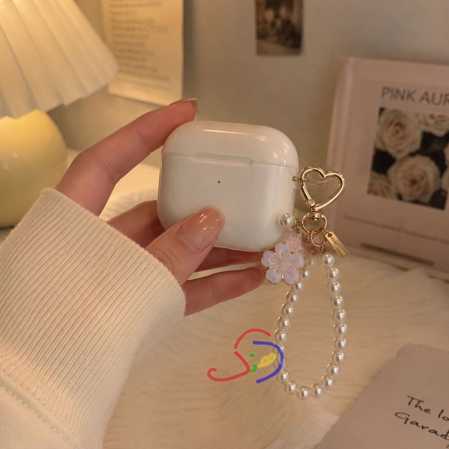 Sakura Pearl Keychain