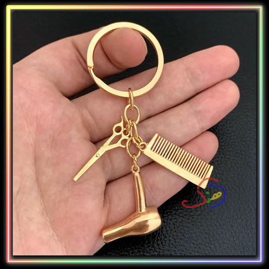 Hair Stylist Keychain