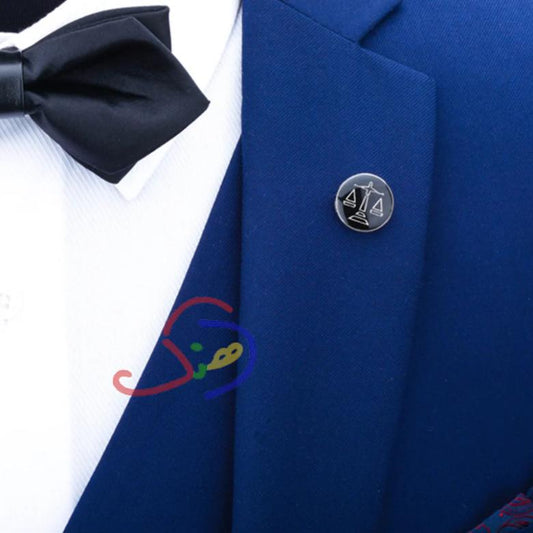 Libra / Lawyer / Scale Brooch