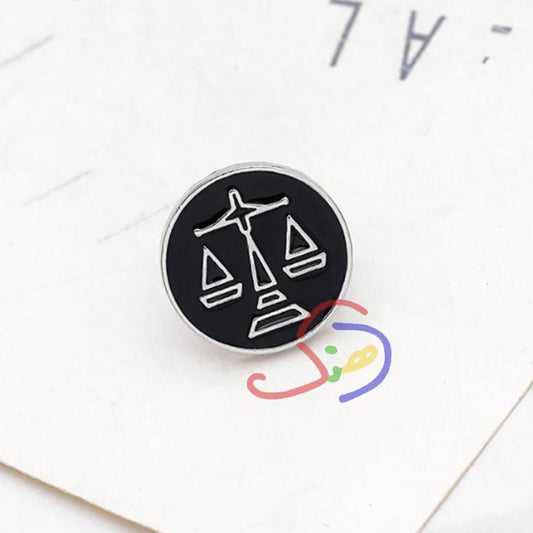Libra / Lawyer / Scale Brooch