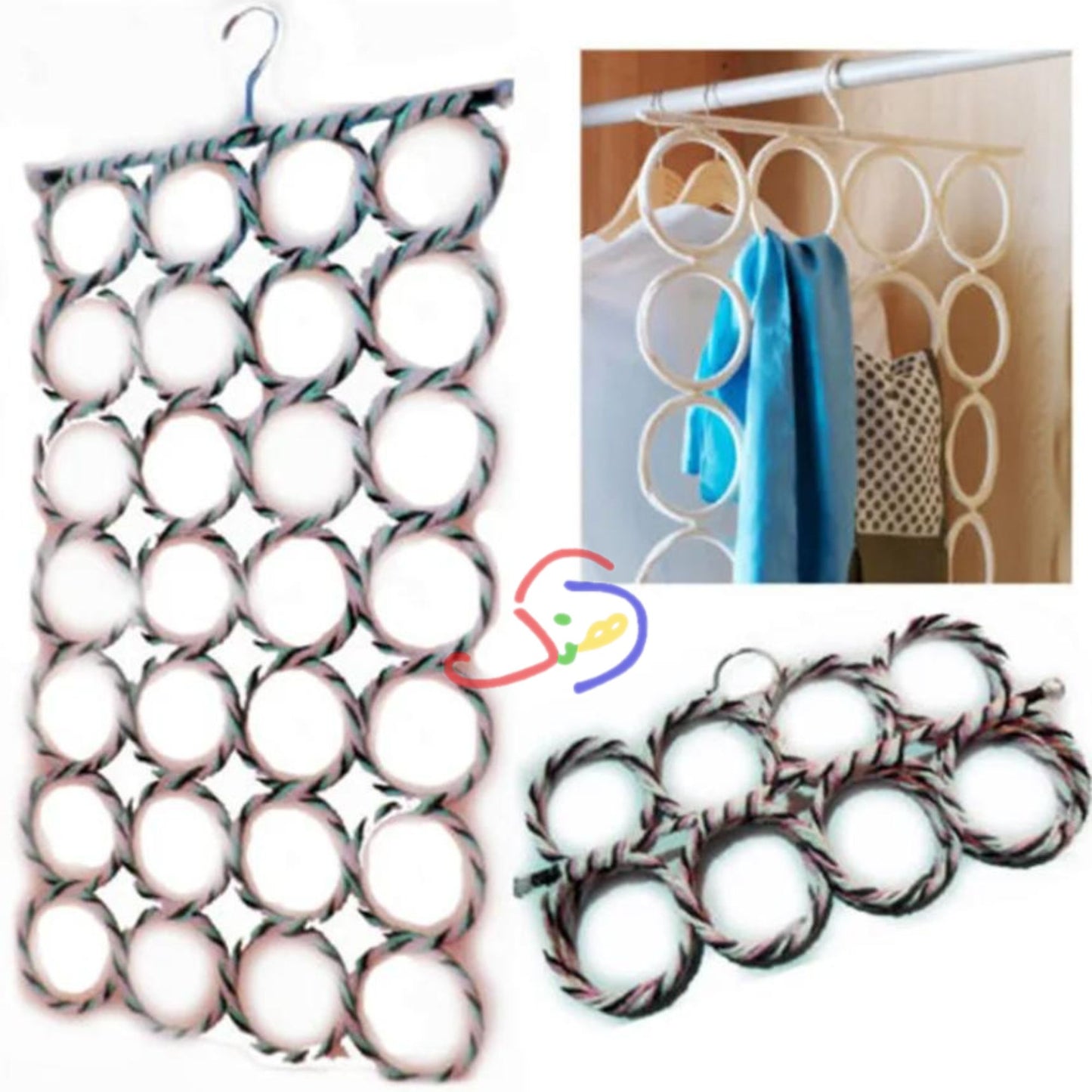 Foldable Scarf Organizer