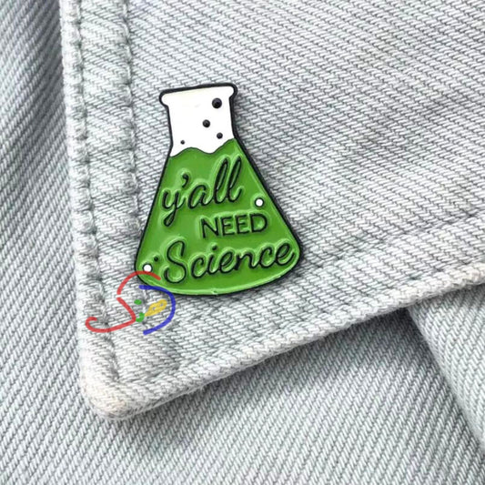 Science Brooch Pin