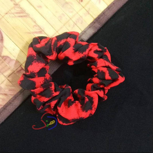 Cheetah Scrunchie