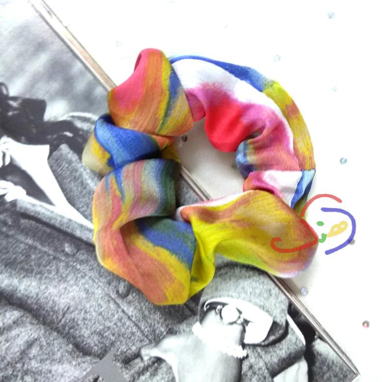 Digital Printed Scrunchie