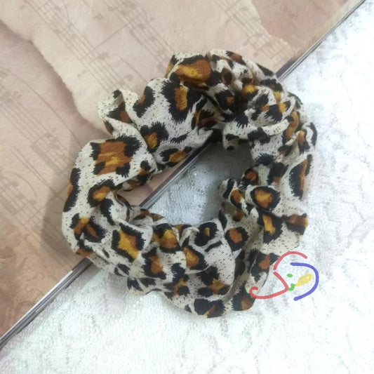 Cheetah Print Scrunchie
