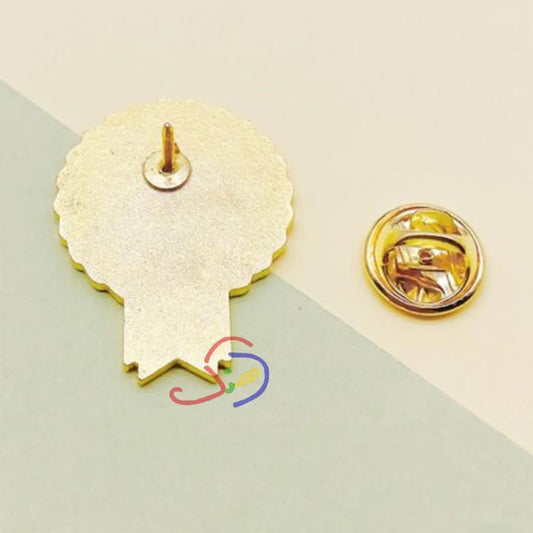 She Did It Brooch