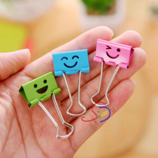 Smiley Binder Clips