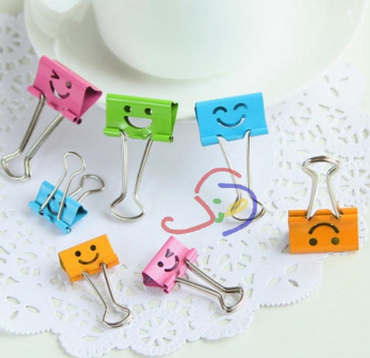 Smiley Binder Clips