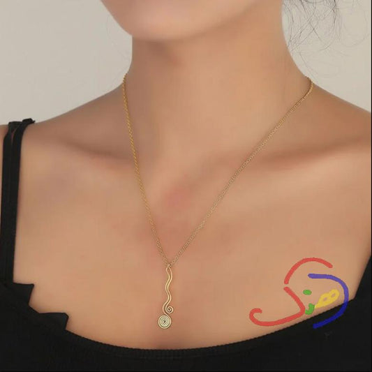 Spiral Pendant Chain