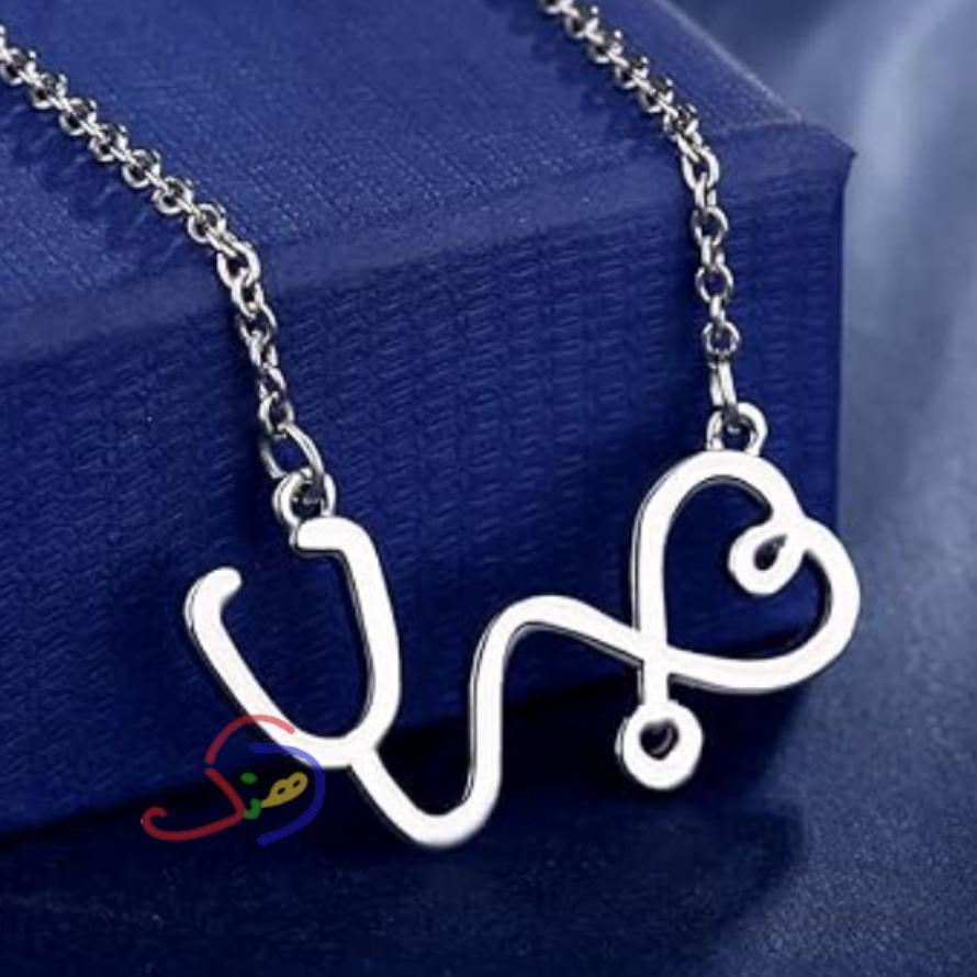 Hearty Stethoscope Pendant