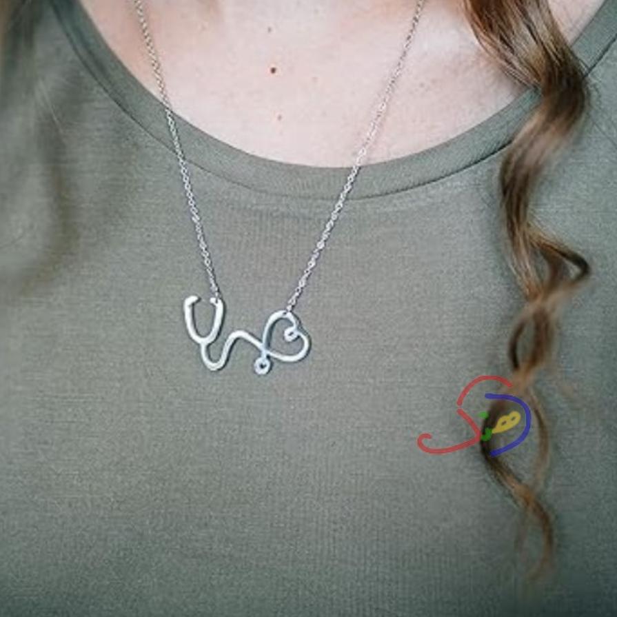 Hearty Stethoscope Pendant