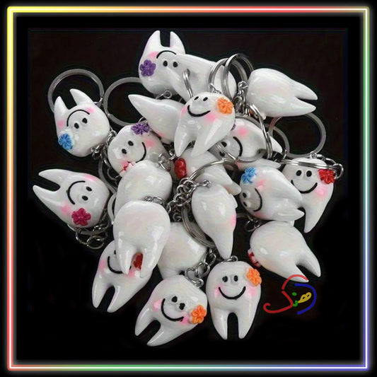 Smiling Tooth Keychain