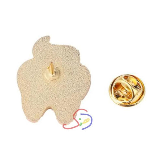 Smiling Tooth Brooch Pin